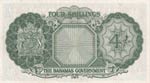 Bahamas, 4 Shillings, 1953, AUNC, p13