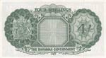 Bahamas, 4 Shillings, 1953, AUNC, p13d