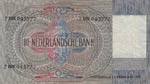 Netherlands, 10 Gulden, 1942, FINE, p56b