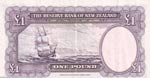 New Zealand, 1 Pound, 1956/1960, XF, p159c