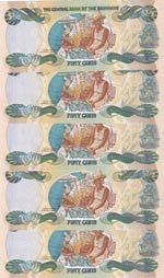 Bahamas, 1/2 Dollar, 2001, UNC, p68, (Total ... 