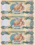 Bahamas, 1/2 Dollar, 2001, UNC, p68, (Total ... 