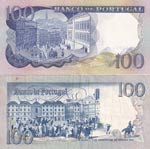Portugal, 100 Escudos, (Total 2 banknotes)