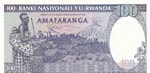 Rwanda, 100 Francs, 1989, UNC, p19a