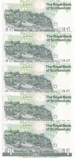Scotland, 1 Pound, 2001, UNC, p351e, (Total ... 