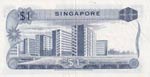 Singapore, 1 Dollar, 1972, AUNC(-), p1d