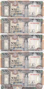 Somalia, 50 Shillings, ... 