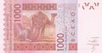West African States, 1.000 Francs, 2003, ... 