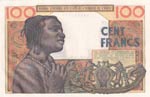 West African States, 100 Francs, 1965, ... 