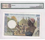 West African States, 5.000 Francs, 1961, XF, ... 