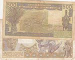 West African States, 500-1.000 Francs, VF, ... 