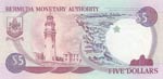 Bermuda, 5 Dollars, 1992, UNC, p41a