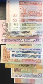 Mix Lot, UNC, (Total 16 banknotes)