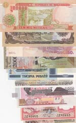 Mix Lot, UNC, (Total 10 banknotes)