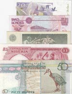 Mix Lot, (Total 5 banknotes)
