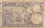Algeria, 20 Francs, 1929, FINE(-), p78b