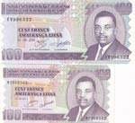 Burundi, 100 Francs, ... 