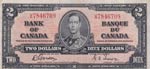 Canada, 2 Dollars, 1937, ... 