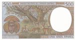 Central African States, 500 Francs, 2000, ... 