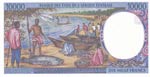 Central African States, 10.000 Francs, ... 