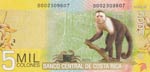 Costa Rica, 5.000 Colones, 2012, UNC, p276b