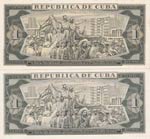 Cuba, 1 Peso, 1968/1969, UNC, p102s, (Total ... 