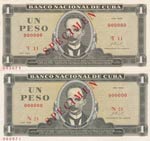 Cuba, 1 Peso, 1968/1969, ... 