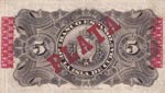 Cuba, 5 Pesos, 1896, VF, p48b