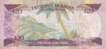 East Caribbean States, 20 Dollars, ... 