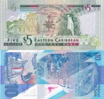 East Caribbean States, 5-10 Dollars, ... 