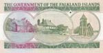 Falkland Islands, 10 Pounds, 1986, AUNC, p14a