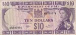 Fiji, 10 Dollars, 1969, ... 