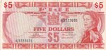 Fiji, 5 Dollars, 1974, XF(+), p73b