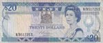 Fiji, 20 Dollars, 1988, ... 