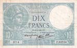 France, 10 Francs, 1941, ... 