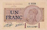 France, 1 Francs, 1922, ... 