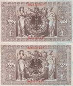 Germany, 1.000 Mark, 1910, UNC, p44b, (Total ... 
