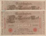 Germany, 1.000 Mark, 1910, p44b, (Total 2 ... 