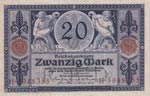 Germany, 20 Mark, 1915, ... 