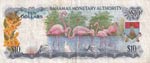 Bahamas, 10 Dollars, 1968, VF, p30a  Queen ... 