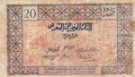 Morocco, 20 Francs, ... 