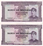 Mozambique, 500 Escudos, ... 