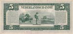 Netherlands Indies, 5 Gulden, 1943, XF(+), ... 