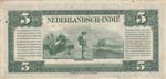 Netherlands Indies, 5 Gulden, 1943, XF(-), ... 