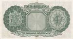Bahamas, 4 Shillings, 1953, XF(+), 13d Queen ... 