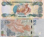 Bahamas, 1/2 Dollar, 2001/2019, UNC, p68; ... 