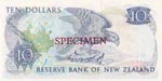 New Zealand, 10 Dollars, 1981, UNC, p172as, ... 
