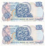 New Zealand, 10 Dollars, 1990, UNC, p176, ... 