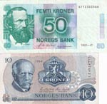 Norway, 10-50 Kroner, ... 