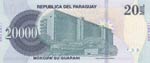 Paraguay, 20.000 Guaranies, 2015, UNC, p238a ... 